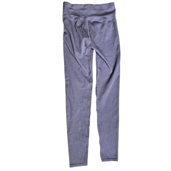 Good American Jeans Clean Seamless Leggings Dusty Rose Lavender Violet 00/0 - Picture 5 of 9